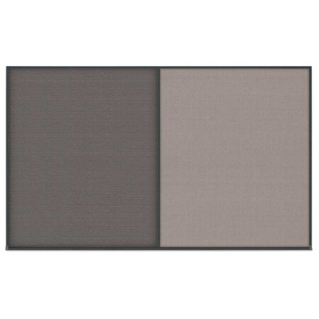 Single Door Radius Corkboard,36x36,Hea, UV7012RC-SATIN-COBACC